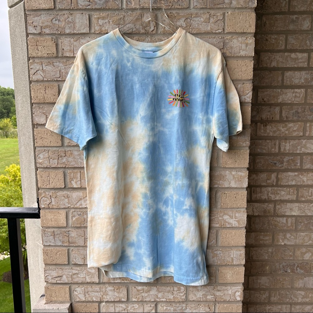 Cross Colours Sunshine Logo Tie Dye Tee